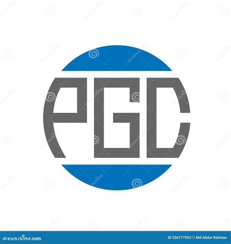 PGC Letter Logo Design on White Background. PGC Creative Initials Circle Logo Concept Stock ...