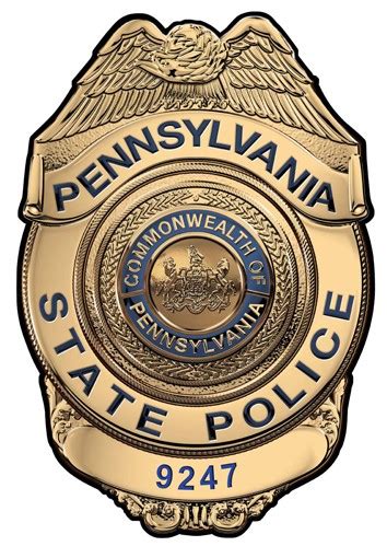 PENNSYLVANIA STATE POLICE TROOPER BADGE PERSONALIZED with your Badge ...