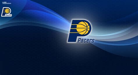 Download Indiana Pacers Stylized Letter P Logo Wallpaper | Wallpapers.com