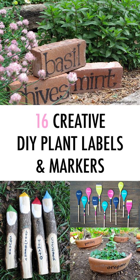 16 Creative DIY Plant Labels & Markers