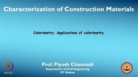 Calorimetry: Applications of calorimetry _ Part 1 - YouTube