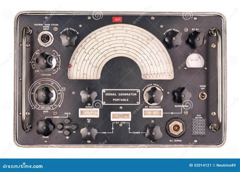 Old signal generator stock image. Image of radio, equipment - 32014121