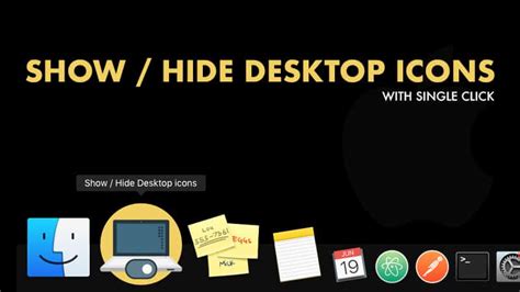 How to Show or Hide Desktop Icons on Mac Quickly with Just One Click