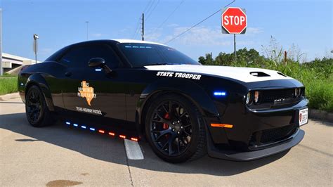 Texas Highway Patrol Adds Seized 1,080-HP Dodge Challenger Hellcat to ...