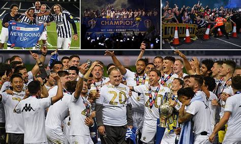 West Brom and Leeds go wild as they celebrate Championship promotion ...