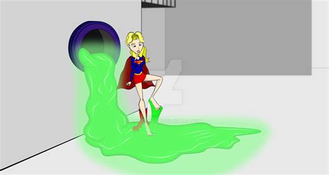 Super Girl Stuck by angel11o1 on DeviantArt