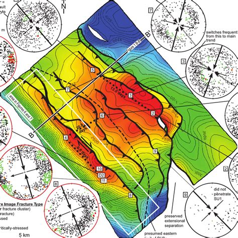 Structure map of the top of the Suban reservoir interval with warm ...