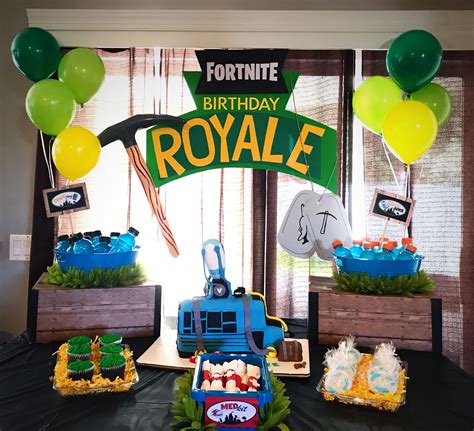 Fortnite Birthday Party | Fiestas de cumpleaños para chicos, Fiesta de videojuegos, Fiestas de ...