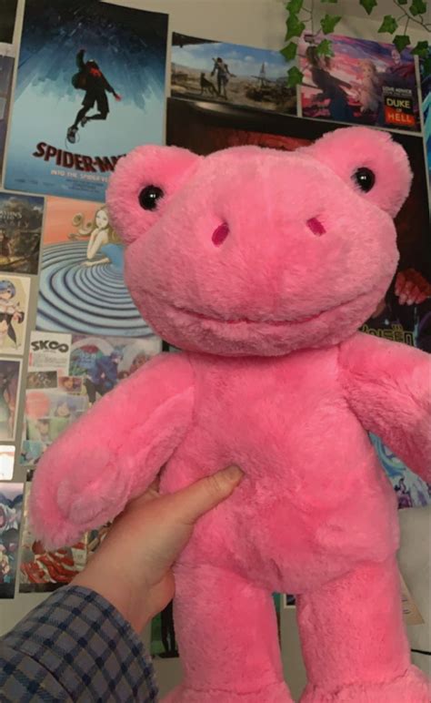 Pink build a bear frog in 2022 | Cute stuffed animals, Cute squishies ...