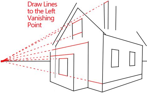 2 Point Perspective Modern House Step By Step / This is my drawing ...