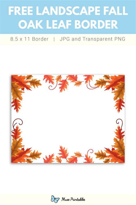 Borders Free, Page Borders, Printable Border, Leaf Border, Free Falling ...