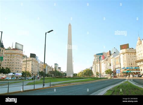 The Obelisk of Buenos Aires or Obelisco de Buenos Aires, a National ...