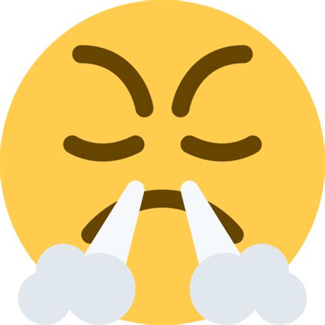 😤 Face with Steam from Nose emoji Meaning | Dictionary.com