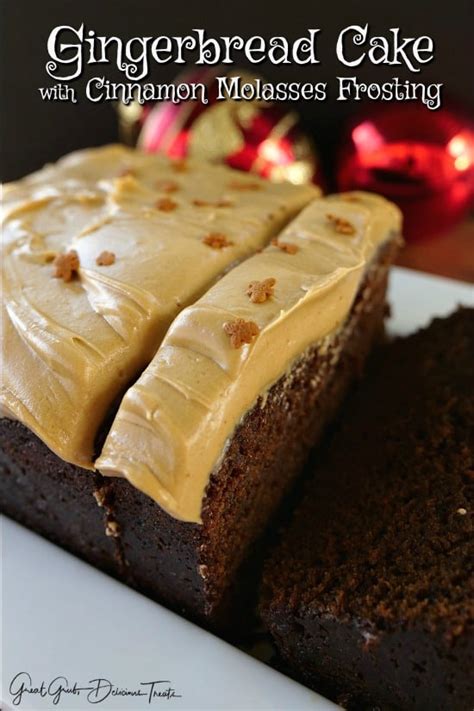 GINGERBREAD CAKE WITH CINNAMON MOLASSES FROSTING – X HELLME