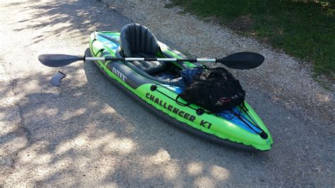 Trek The USA: Intex Challenger K1 Inflatable Kayak Review