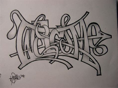 Detail Contoh Huruf Dan Angka Graffiti Koleksi Nomer 13