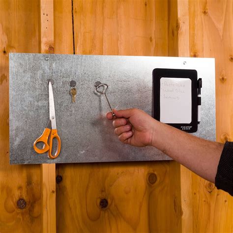 Storage: How to Store Clamps | Diy space, Metal magnet board, Garage update