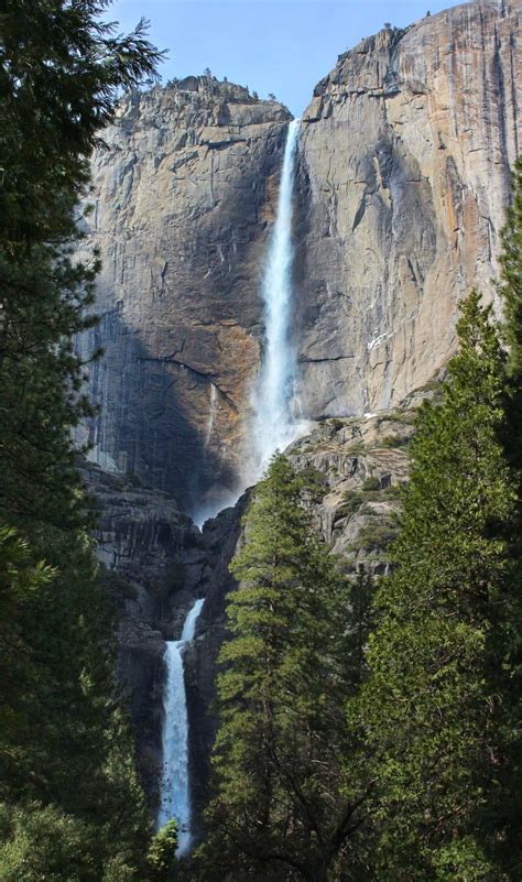 Yosemite falls - Yosemite National Park, California [OC] [1458x2466] : r/EarthPorn