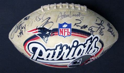 Lot Detail - 2004-2005 New England Patriots Super Bowl XXXIX Champions Team-Signed Football with ...