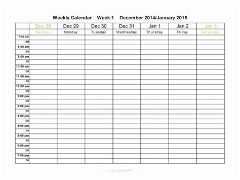 5 Day Schedule Template Awesome Work Week Calendar Template Printable Weekly Free 5 Day | Daily ...