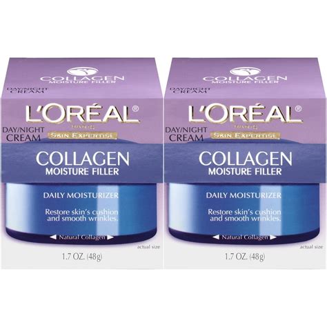 Collagen Face Moisturizer by L’Oreal Paris Skin Care I Day and Night Cream I Anti-Aging Face ...