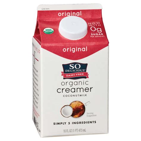 So Delicious Organic Original Coconut Milk Liquid Coffee Creamer - Shop Coffee Creamer at H-E-B