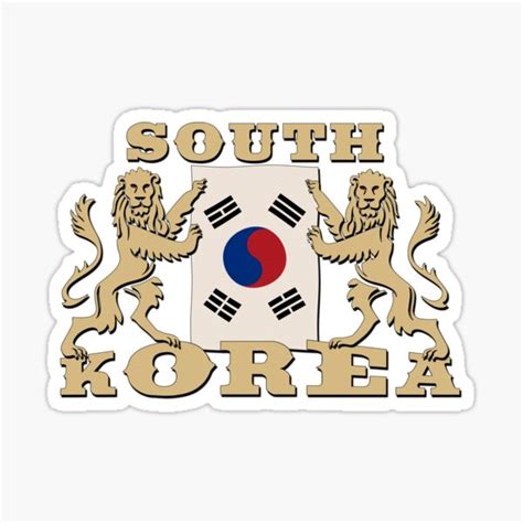 "Flag of South Korea, Korean " Sticker for Sale by levsal | Redbubble