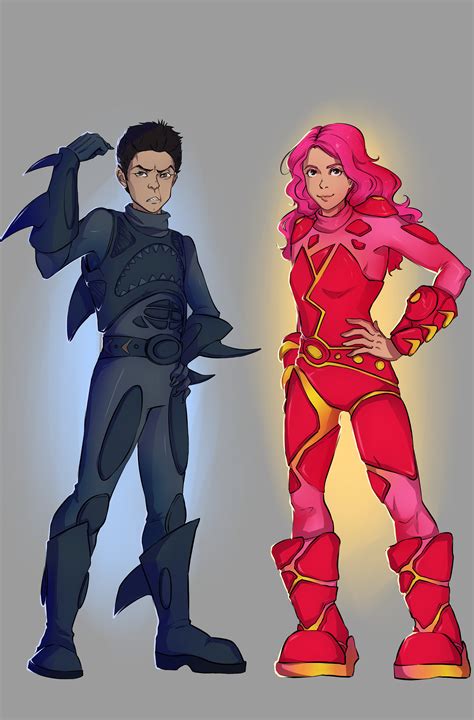 ArtStation - Lavagirl and Sharkboy