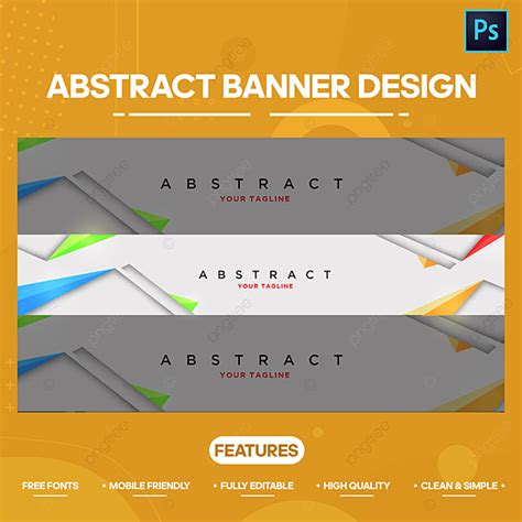 Abstract Youtube Banner Template Template Download on Pngtree