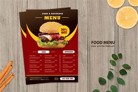 Food Menu – Fast Food - UI Creative