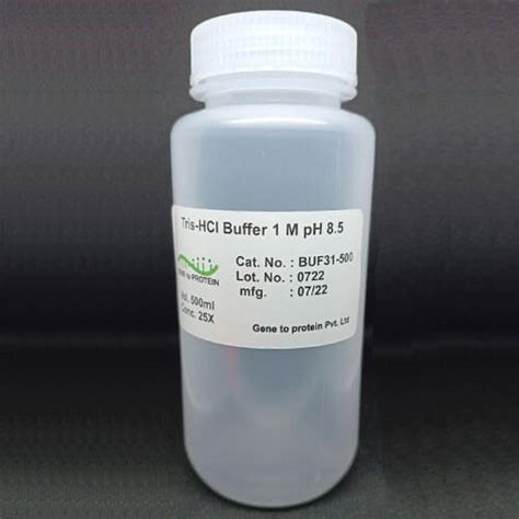 Tris-HCl Buffer 1 M pH 8.5 – GeneToProtein