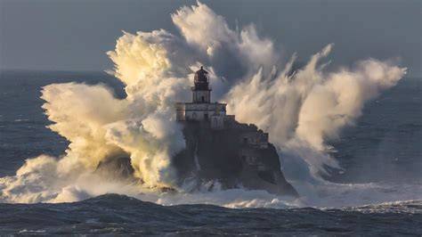 Tillamook Rock Lighthouse taken by Shaun Peterson during Friday's storm ...