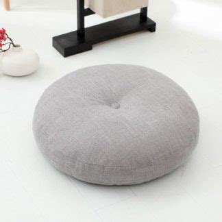 Meditation Cushion Natural Cotton | Gray - Internal Wudang Store