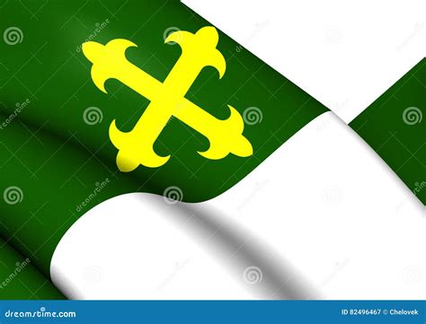 Flag of Comerio, Puerto Rico. Stock Illustration - Illustration of ...