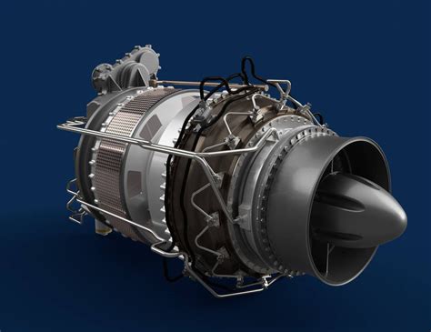 Helicopter turboshaft free 3D model | CGTrader