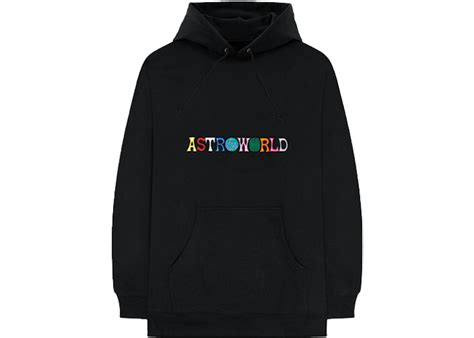 Travis Scott Astroworld Logo Hoodie Black - FW18