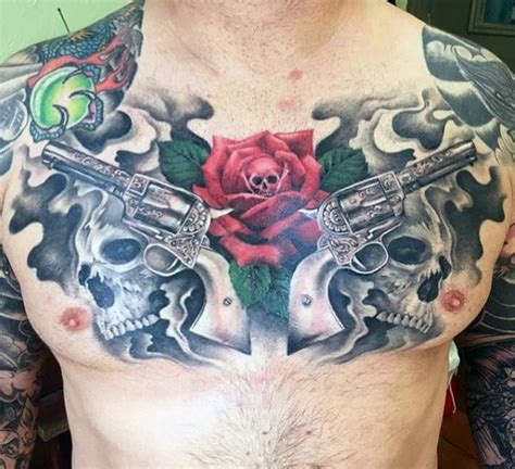 40 Cool Guns And Roses Tattoo Designs for Men