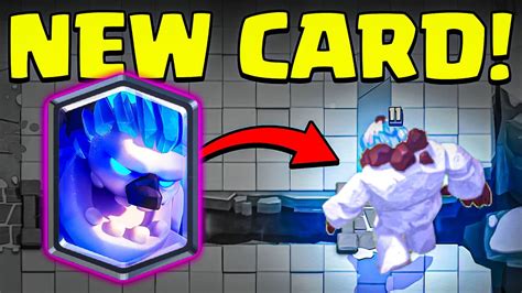 “SUPER ICE GOLEM” NEW CARD GAMEPLAY! (Clash Royale Update!) - YouTube