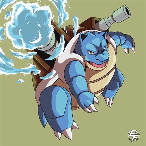 ArtStation - Blastoise Fanart