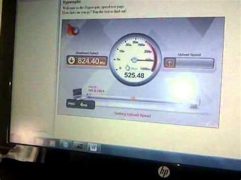 Hyperoptic speed test - YouTube