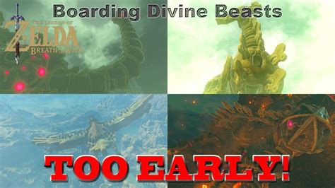 Zelda Breath Of The Wild Divine Beasts Characters