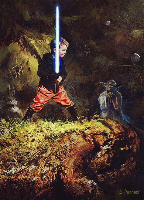 Art of Saby Menyhei - Jedi youngling