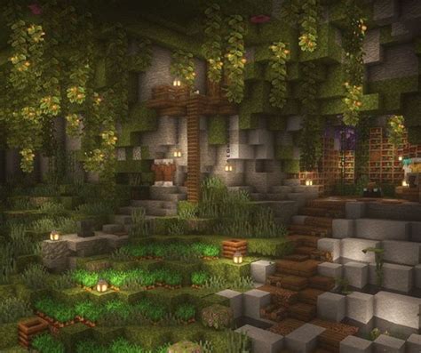 The BEST Minecraft House Ideas | Awesome Underground Lush Cave Base ...