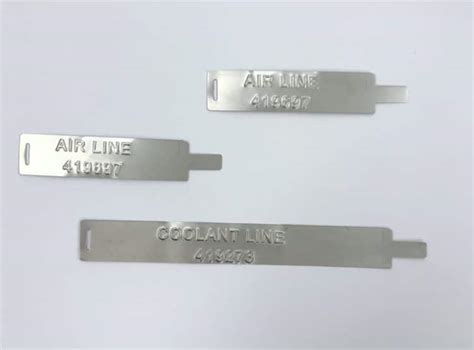 Durable Metal Cable Ties | Metal Marker Manufacturing