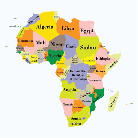 List Of Countries In Africa