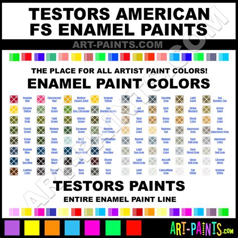 Testors Model Paints Color Chart - Paint Color Ideas