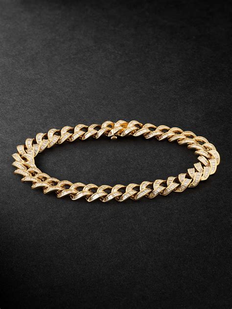 SHAY 18-Karat Gold Diamond Bracelet for Men | MR PORTER