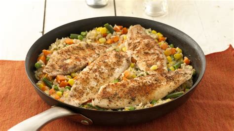 Italian-Seasoned Tilapia and Brown Rice recipe from Betty Crocker