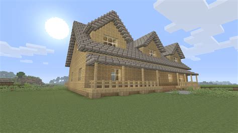 Wooden Country house : r/Minecraft