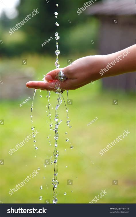 Womans Hands Water Splash Stock Photo 80781448 | Shutterstock